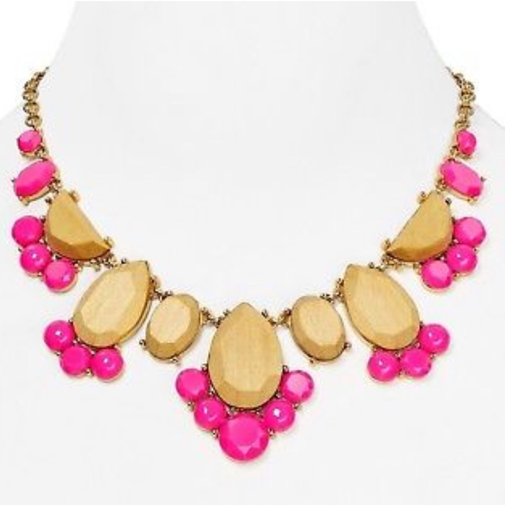 Kate Spade Day Tripper Necklace Natural Wood